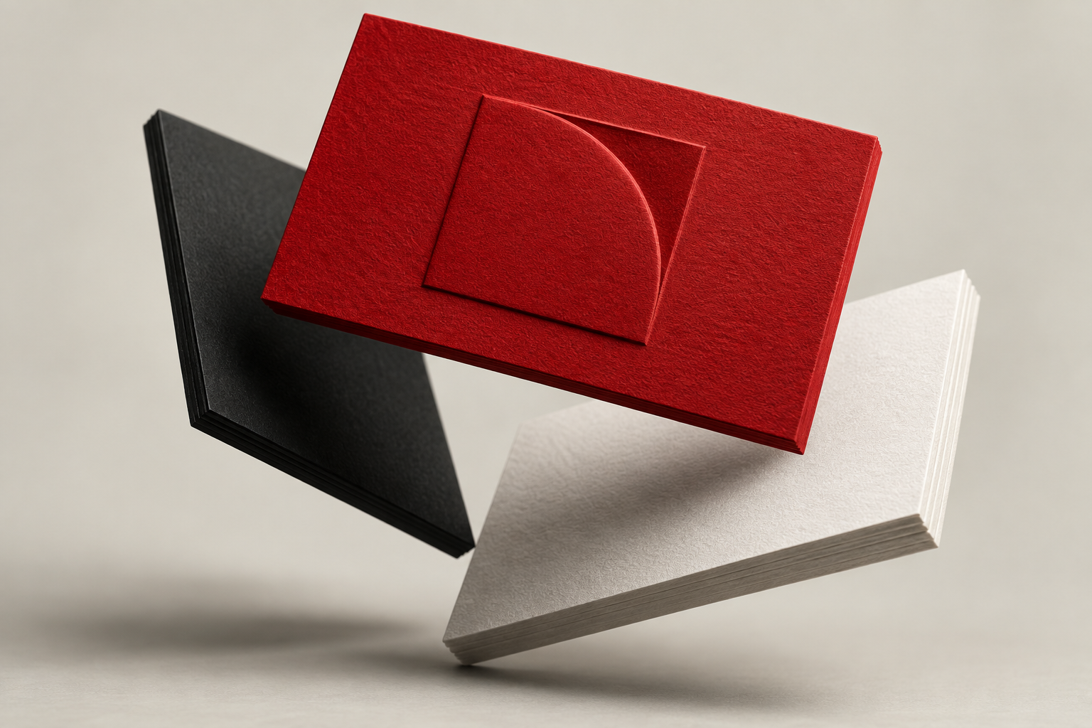 Illustration de cartes et de supports d’identité visuelle